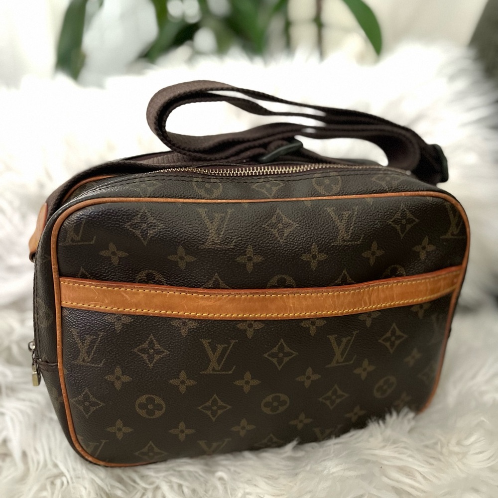 LV Monogram Reporter PM Crossbody Bag